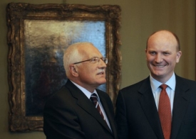Ganleyho poctil audiencí i český prezident Klaus.